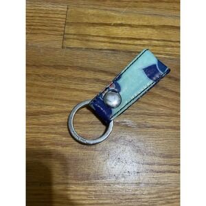 Vera Bradley Canyon Road‎ Loop Keychain Snap Strap 3 Inch Purse Or Belt